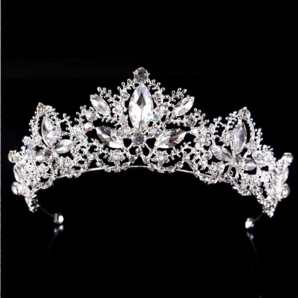 FBL Accessories - Wedding Crown  Tiara SILVER